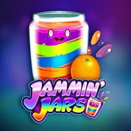 Jammin Jars slot logo by Push Gaming at Lucky Pays Casino