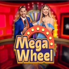 Mega Wheel online game logo by Pragmatic Play on luckypays.eu
