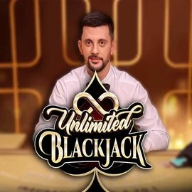 Unlimited Blackjack slot visual from Ezugi available on luckypays.eu